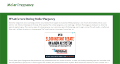 Desktop Screenshot of molarpregnancy.net